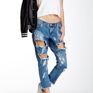 One Teaspoon Distressed Jeans